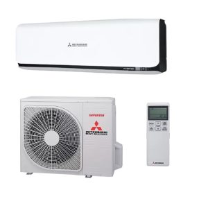 MHI SRK25ZS-WFB Black and White 2.5 kW Single-Split Set