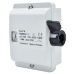 Norwesco werkschakelaar 4-polig 16A IP65 (M20) exclusief wartels