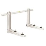 Rodigas MS253 wandbeugel Wit met inschuifrail b=800 mm, l=465 mm, sleufgat h.o.h. max. 375 mm, max. 140 kg