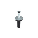 Phonex wandplug geluidsdemper / trillingsdemper incl. schroef M8 + carrosseriering (4 stuks)